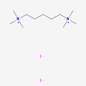 molecular formula C11H28I2N2 B10858446 Pentamethonium iodide CAS No. 5482-80-4