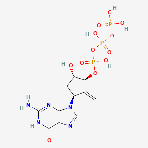 molecular formula C11H16N5O12P3 B10858463 Entecavir triphosphate 