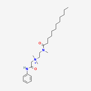molecular formula C25H44N3O2+ B10858511 Dofamium CAS No. 757883-80-0