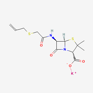 molecular formula C13H17KN2O4S2 B10858564 Penicillin O potassium CAS No. 897-61-0