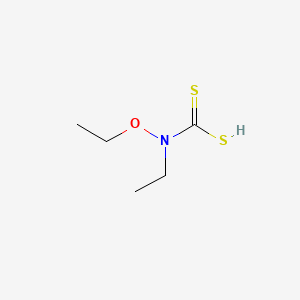 molecular formula C5H11NOS2 B10858591 Ditiocade CAS No. 157499-71-3