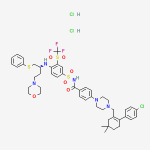 molecular formula C47H57Cl3F3N5O6S3 B10858631 Navitoclax Dihydrochloride CAS No. 1093851-28-5