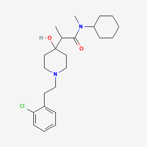 molecular formula C23H35ClN2O2 B10858640 Pipramadol CAS No. 83605-14-5