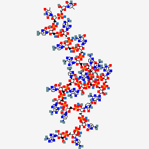 molecular formula C200H234N78Na20O140P20 B10858692 Bevasiranib sodium 