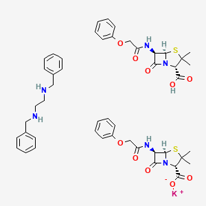molecular formula C48H55KN6O10S2 B10858703 Bicillin V2 