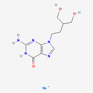 molecular formula C10H15N5NaO3 B10858733 CID 136415176 