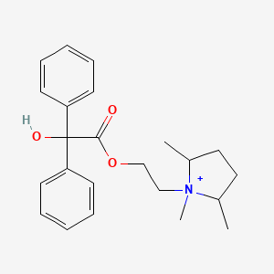 molecular formula C23H30NO3+ B10858764 Dimetipirium CAS No. 59270-39-2
