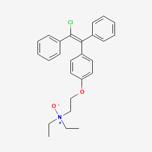 molecular formula C26H28ClNO2 B10858780 Clomiphene N-Oxide CAS No. 79838-56-5