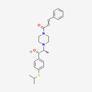 molecular formula C25H32N2O2S B10858787 Sunagrel CAS No. 85418-85-5