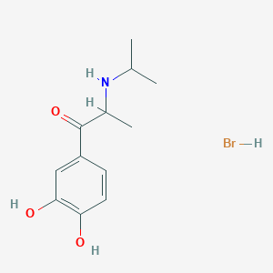 molecular formula C12H18BrNO3 B10858827 Phenisonone hydrobromide CAS No. 530-10-9
