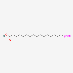 molecular formula C16H31IO2 B10858931 Iodocetylic acid (123I) CAS No. 54510-20-2