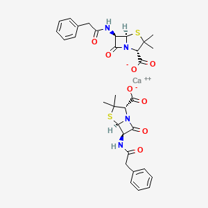 molecular formula C32H34CaN4O8S2 B10858954 Penicillin G calcium CAS No. 973-53-5
