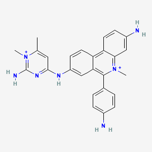 molecular formula C26H27N7+2 B10858978 Pyritidium CAS No. 757878-85-6