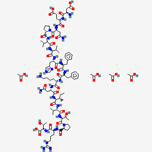molecular formula C100H157N25O34 B10858989 Dirucotide acetate CAS No. 781666-30-6