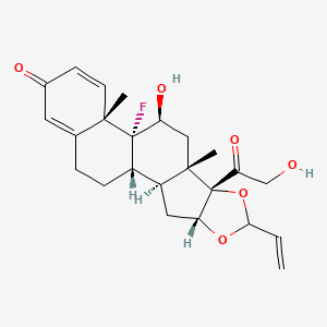 molecular formula C24H29FO6 B10859003 Acrocinonide CAS No. 28971-58-6