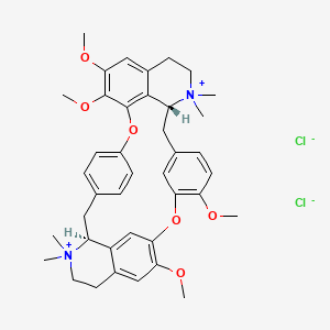molecular formula C40H48Cl2N2O6 B10859021 Dimethyltubocurarinium chloride CAS No. 33335-58-9