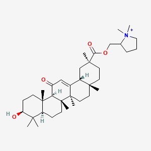 molecular formula C37H60NO4+ B10859050 Roxolonium CAS No. 53862-79-6