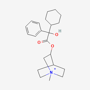 molecular formula C22H32NO3+ B10859128 Droclidinium CAS No. 740739-93-9
