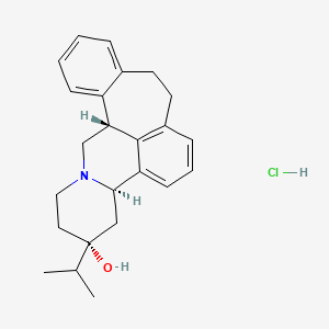 molecular formula C24H30ClNO B10859155 Dexclamol hydrochloride CAS No. 52389-27-2