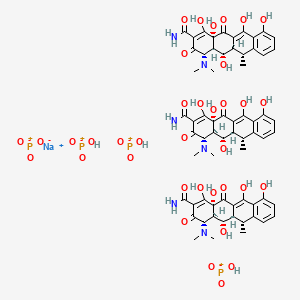 molecular formula C66H75N6NaO36P4 B10859188 Doxycycline fosfatex [who-DD] CAS No. 83038-87-3
