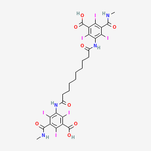 molecular formula C28H28I6N4O8 B10859189 Iosefamic acid CAS No. 5591-33-3