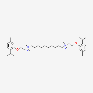 molecular formula C38H66N2O2+2 B10859195 Deditonium CAS No. 20462-53-7