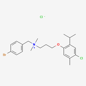molecular formula C22H30BrCl2NO B10859223 Halopenium chloride CAS No. 7008-13-1