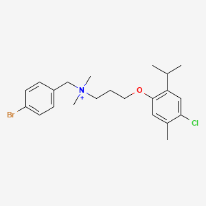 molecular formula C22H30BrClNO+ B10859231 Halopenium CAS No. 783240-86-8
