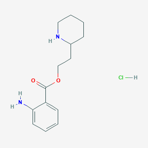 molecular formula C14H21ClN2O2 B10859276 Piridocaine Hydrochloride CAS No. 69780-83-2