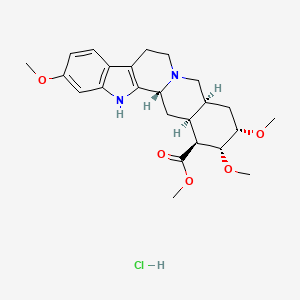 molecular formula C24H33ClN2O5 B10859283 Metoserpate Hydrochloride CAS No. 7756-72-1