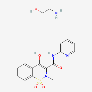 molecular formula C17H20N4O5S B10859294 Piroxicam Olamine CAS No. 85056-47-9