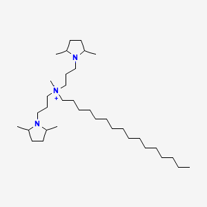 molecular formula C35H72N3+ B10859300 Pirralkonium CAS No. 17794-63-7