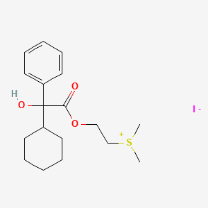 molecular formula C18H27IO3S B10859314 Oxysonium iodide CAS No. 3569-58-2