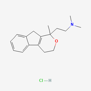 molecular formula C17H24ClNO B10859319 Pirandamine hydrochloride CAS No. 60218-36-2
