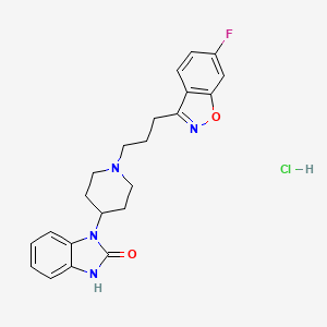 molecular formula C22H24ClFN4O2 B10859360 Neflumozide hydrochloride CAS No. 86015-38-5