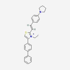 molecular formula C29H29N2S+ B10859383 Pretamazium CAS No. 736867-77-9