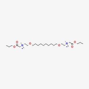 molecular formula C28H58N2O6+2 B10859395 Prodeconium CAS No. 732180-79-9