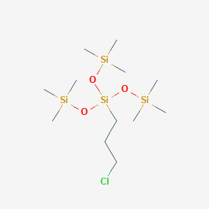 3-(3-Chloropropyl)-1,1,1,5,5,5-hexamethyl-3-((trimethylsilyl)oxy)trisiloxane