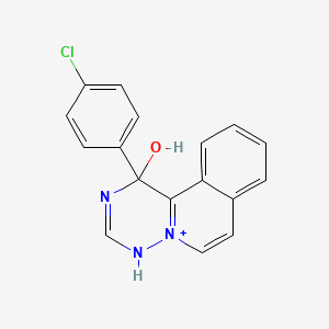 molecular formula C17H13ClN3O+ B10859454 Trazium CAS No. 97110-31-1