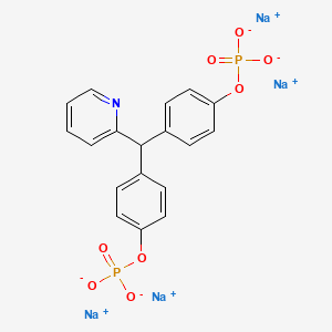 molecular formula C18H13NNa4O8P2 B10859468 Sodium picofosfate CAS No. 36175-05-0
