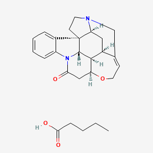 molecular formula C26H32N2O4 B10859530 Strychnine valerate CAS No. 6101-07-1