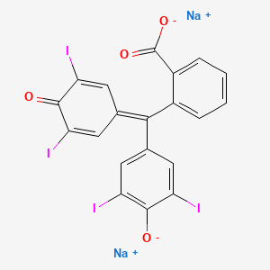 molecular formula C20H8I4Na2O4 B10859621 Iodophthalein sodium CAS No. 2217-44-9