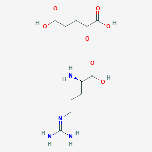 molecular formula C11H20N4O7 B108598 L-Arginine alpha-ketoglutarate CAS No. 16856-18-1