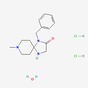molecular formula C15H25Cl2N3O2 B10860187 Simufilam hydrochloride CAS No. 2375909-85-4