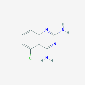 molecular formula C8H7ClN4 B108604 5-Chloroquinazoline-2,4-diamine CAS No. 17511-21-6