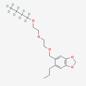 molecular formula C19H30O5 B10860624 Piperonyl Butoxide-d9 
