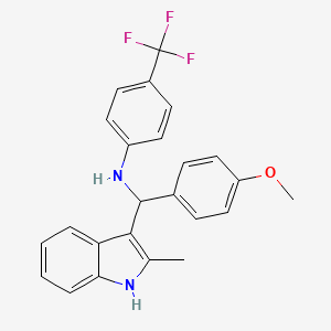 molecular formula C24H21F3N2O B10861000 PS121912 