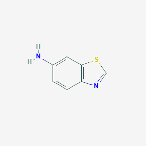 molecular formula C7H6N2S B108611 6-Aminobenzothiazole CAS No. 533-30-2