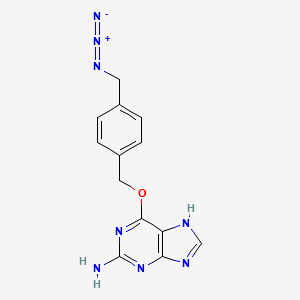 molecular formula C13H12N8O B10861193 BGN3 