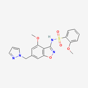 molecular formula C19H18N4O5S B10861488 Kat6-IN-1 